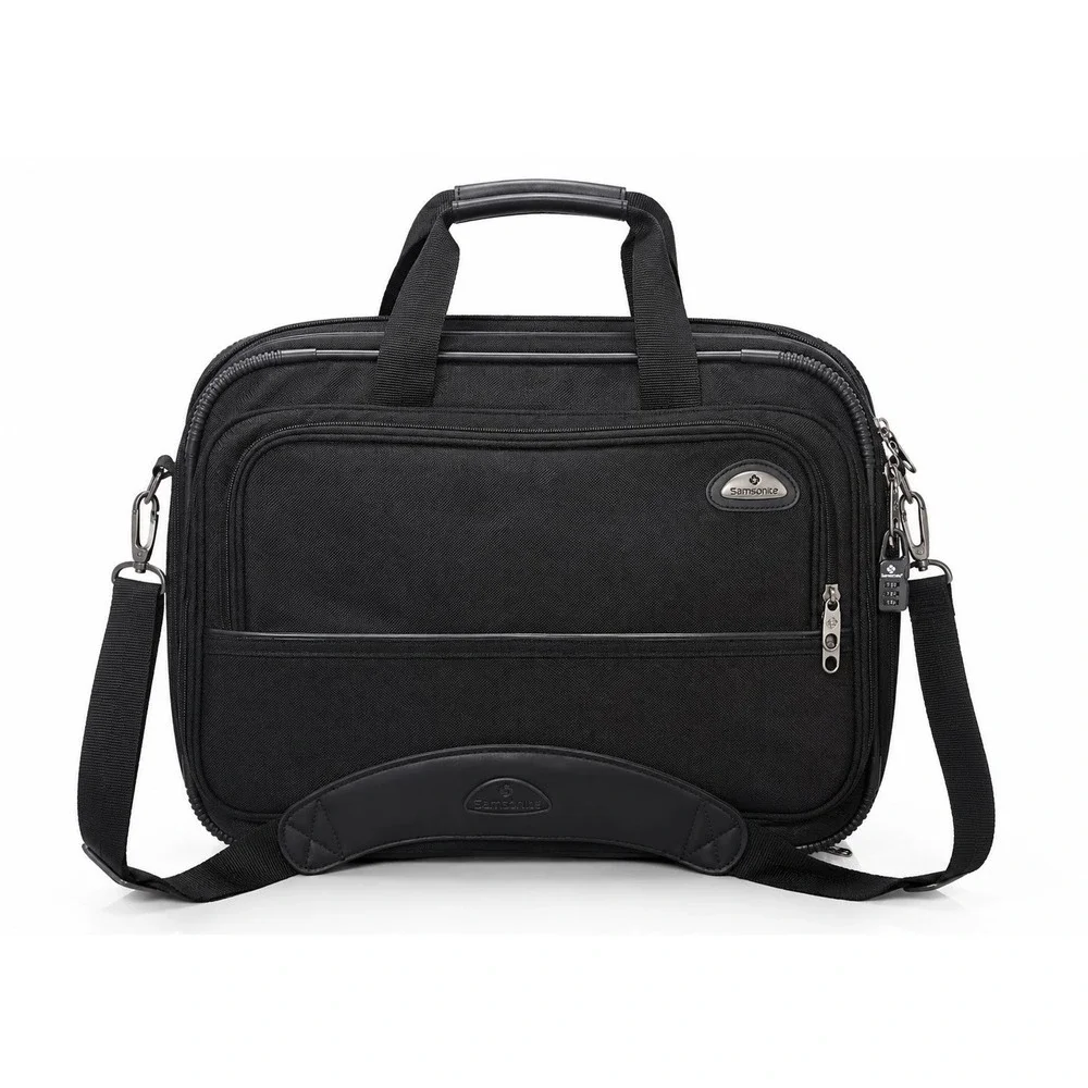 Samsonite Black Ballistic Nylon Many-Compartment Travel Tote Carry-On 18